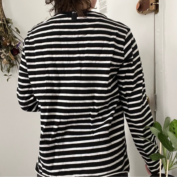 Marc Jacobs black and white stripped crew neck - Picture 5 of 5